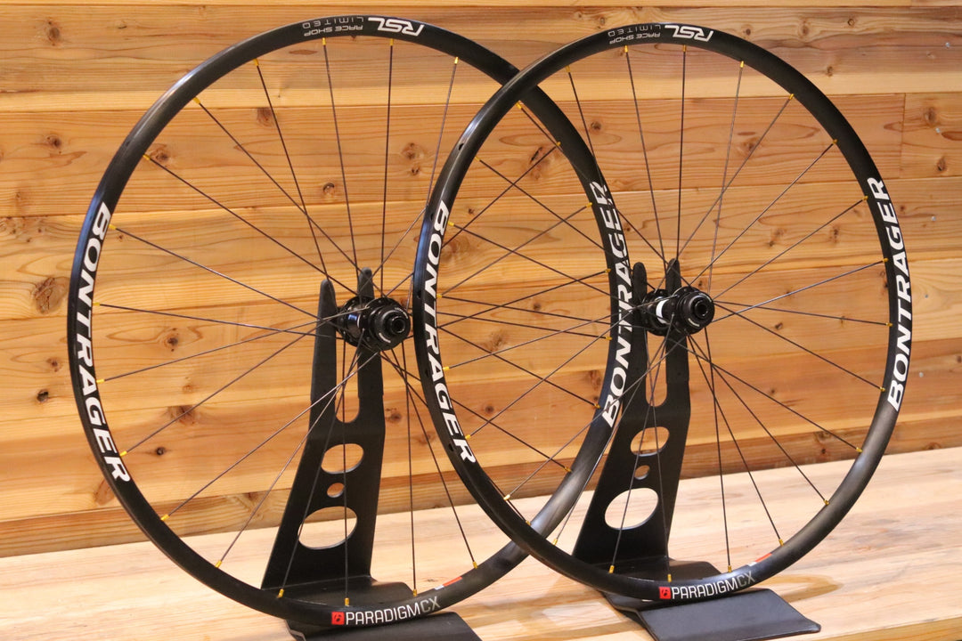 ボントレガー BONTRAGER パラダイム PARADIGM CX RSL TU DISC シマノ 11S/12S アルミ チューブラー シクロクロス グラベル  ホイールセット 【広島店】