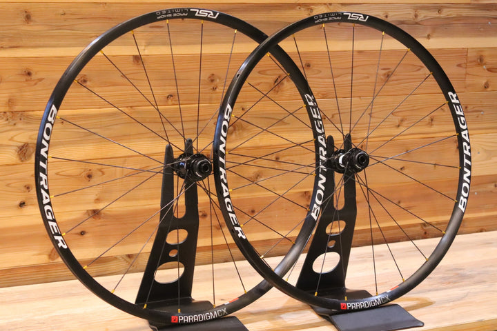 ボントレガー BONTRAGER パラダイム PARADIGM CX RSL TU DISC シマノ 11S/12S アルミ チューブラー シクロクロス グラベル  ホイールセット 【広島店】