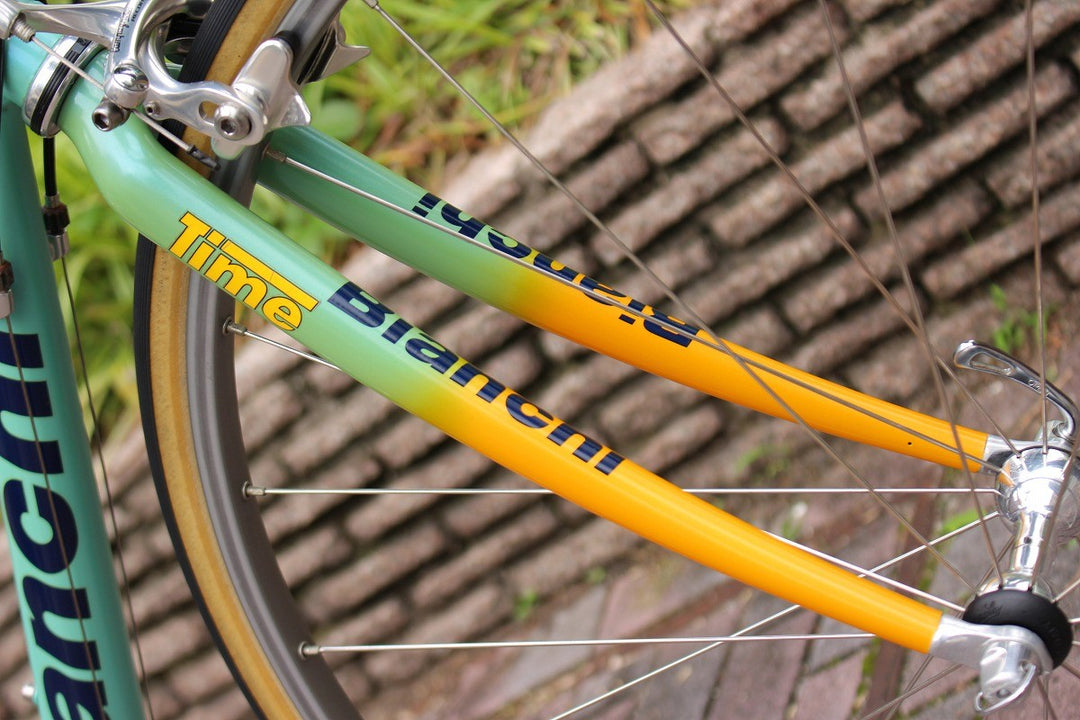 【訳あり】ビアンキ BIANCHI メガプロ MEGA PRO XL GIRO ED 1999 カンパ レコード 9S アルミ ロードバイク【名古屋店】