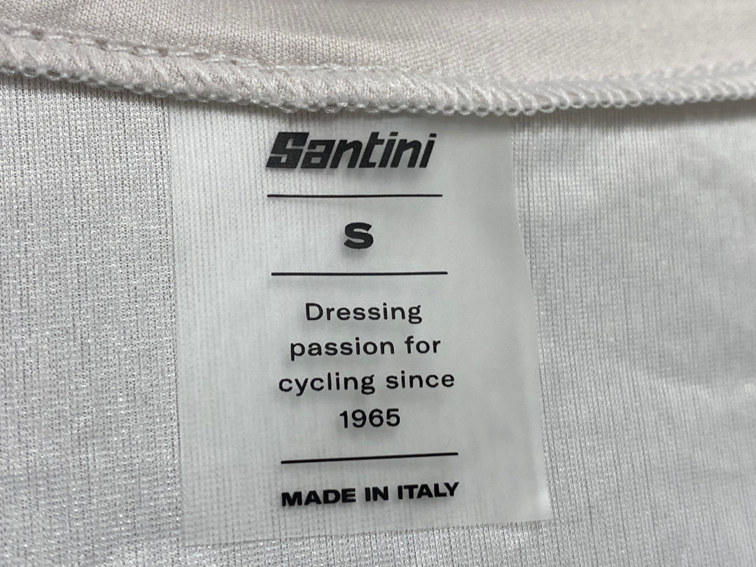 JX882 サンティーニ santini 長袖 サイクルジャージ ターコイズ S 裏起毛