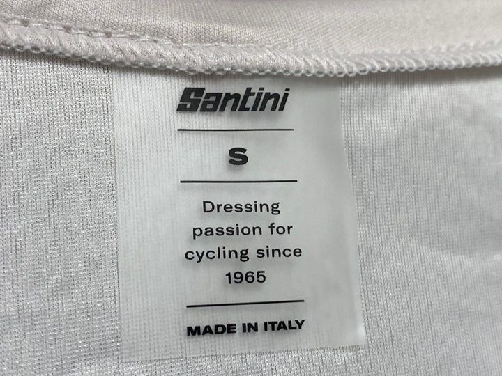 JX882 サンティーニ santini 長袖 サイクルジャージ ターコイズ S 裏起毛