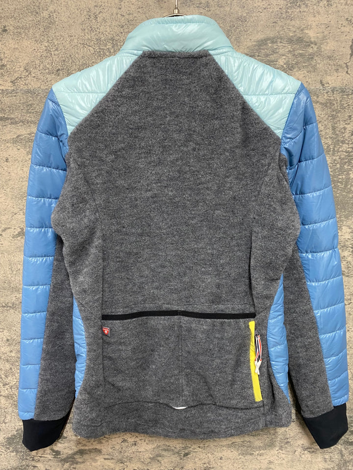 KC334 カフェドシクリステ Cafe du Cycliste Albertine Women 長袖 サイクルジャケット 青 S