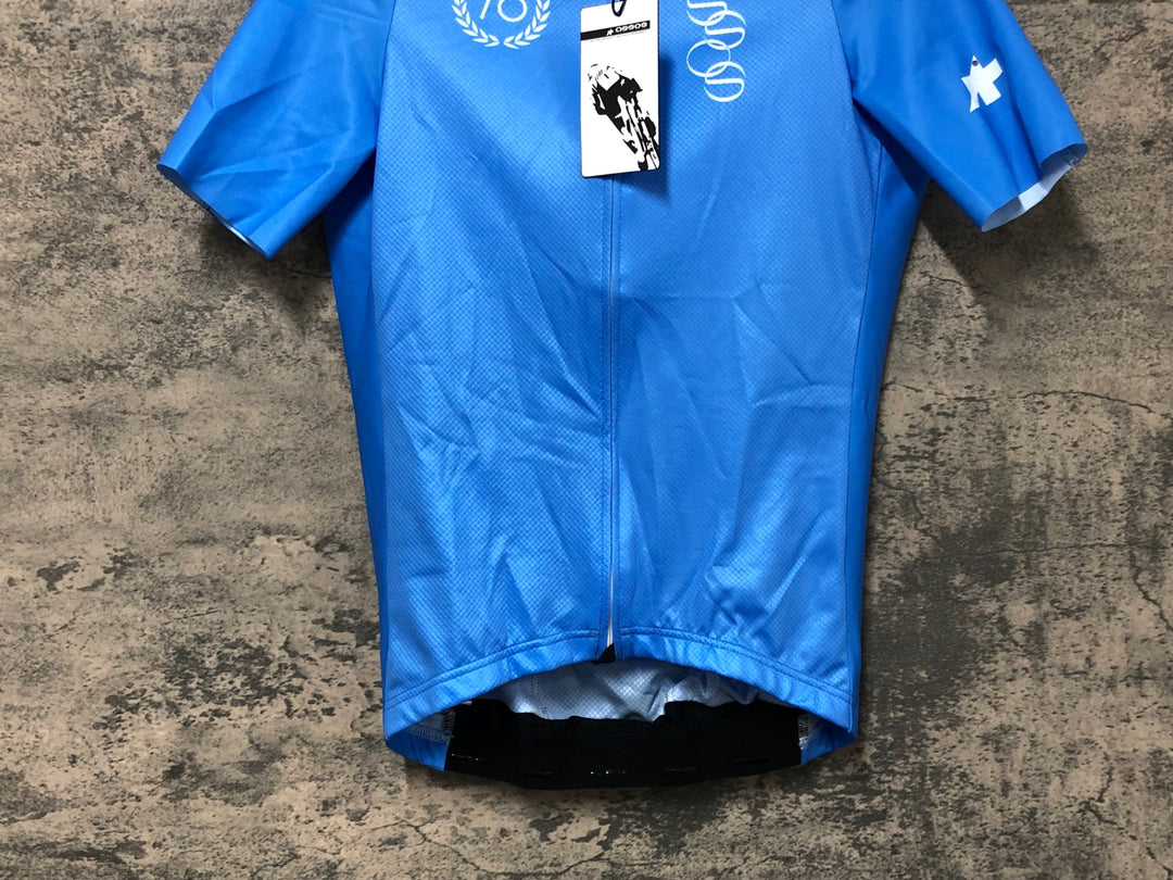 JQ932 アソス ASSOS For Toni Short Sleeve Jersey 半袖 サイクルジャージ 水色 S