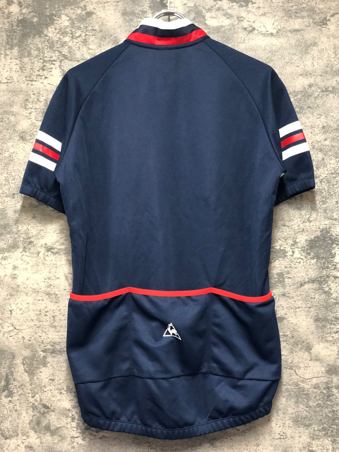KN790 ルコックスポルティフ le coq sportif 半袖 サイクルジャージ 紺 O
