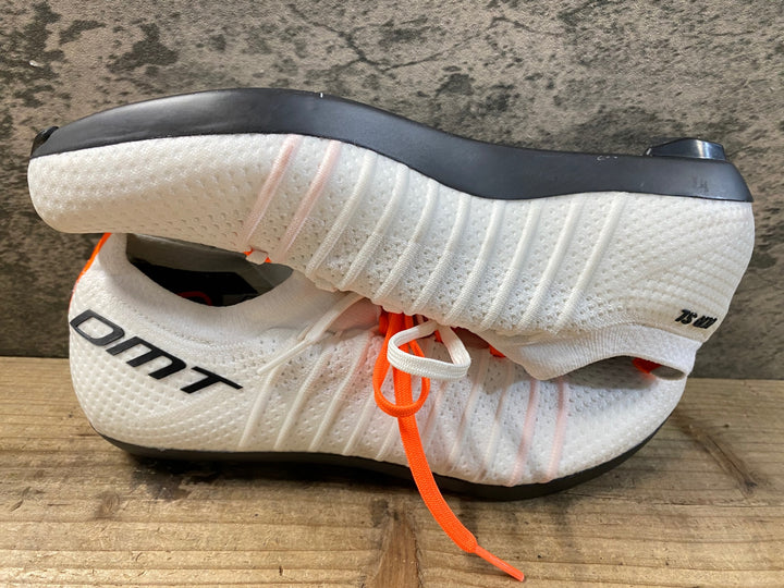KA018 DMT KR SL ビンディングシューズ  3穴 シューレース ホワイト オレンジ EU41