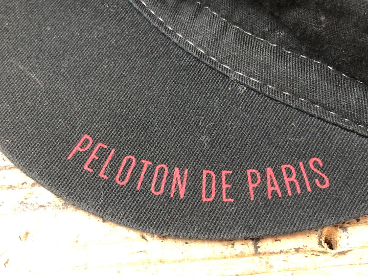 JX272 プロトンドパリ Peloton de Paris サイクルキャップ 黒 ワンサイズ
