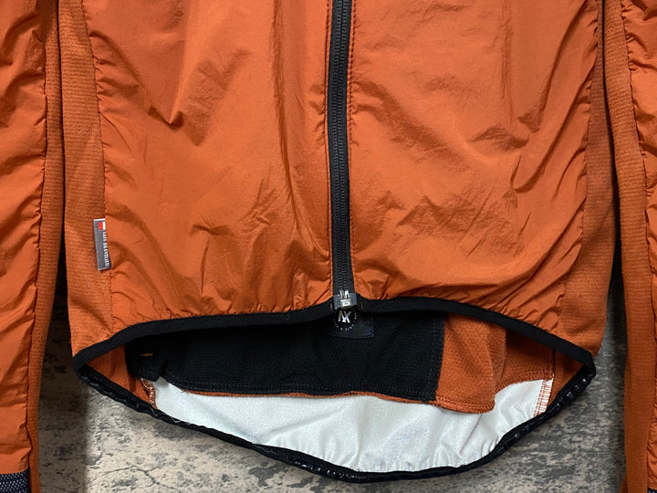 KA842 カフェドシクリステ Cafe du Cycliste AUDAX ZELIE 長袖 サイクルジャケット オレンジ XSサイズ