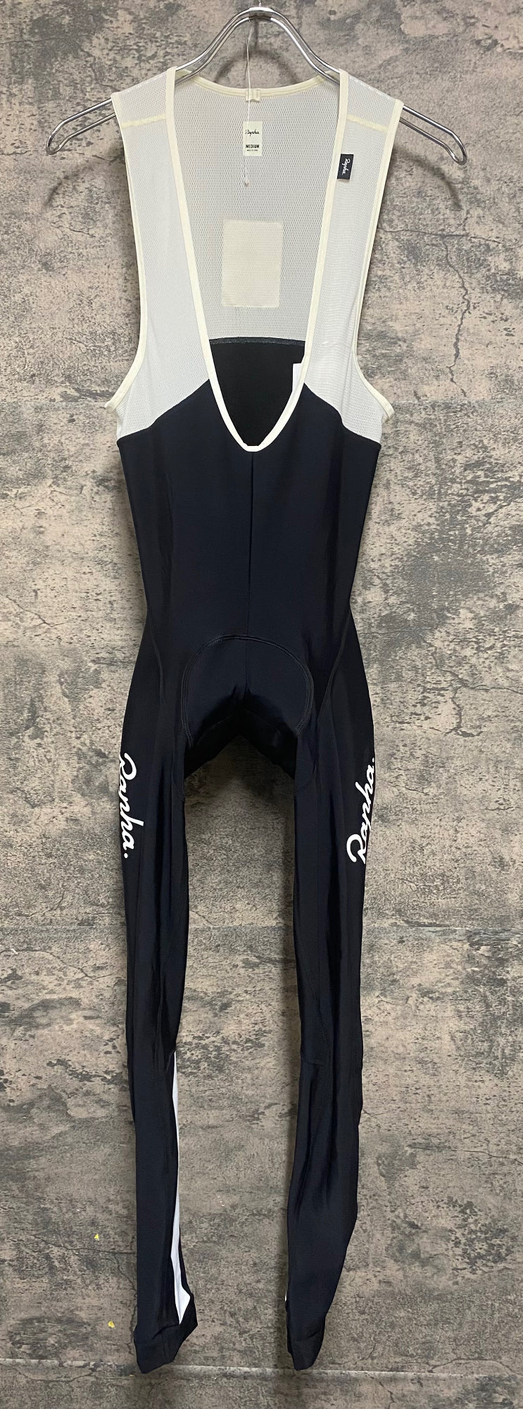 KM150  ラファ Rapha CLASSIC WINTER TIGHTS WITH PAD ビブタイツ 黒 M 裏起毛