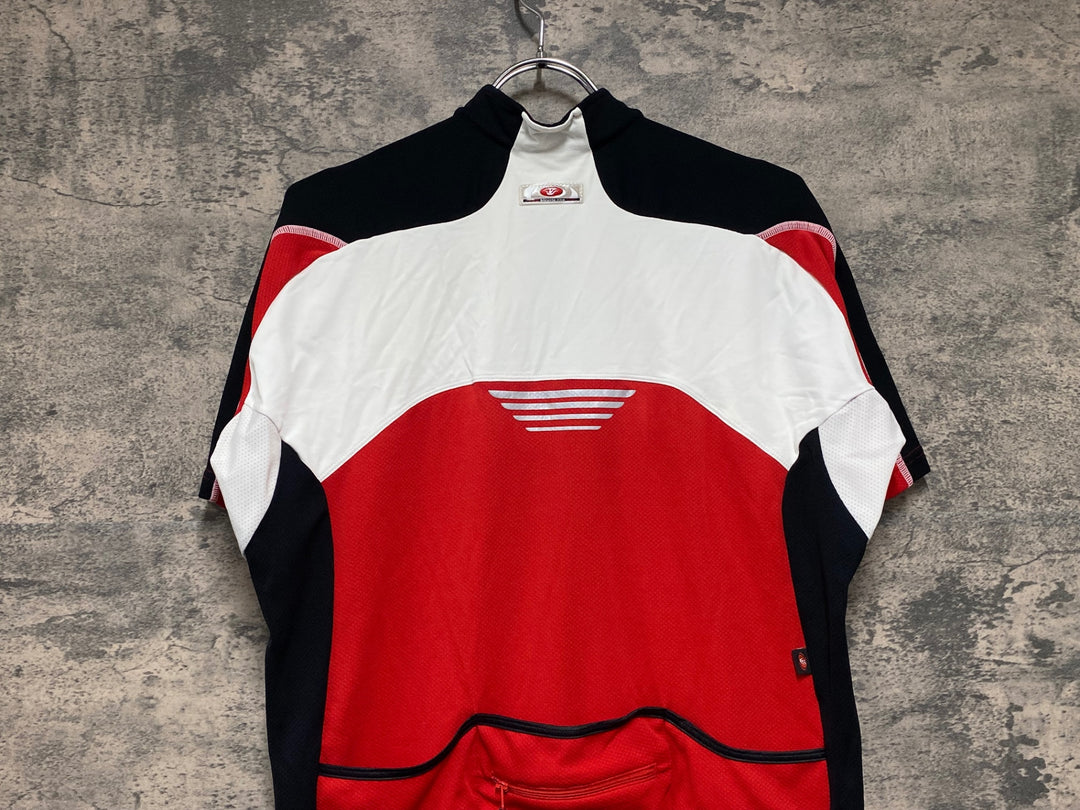 JV395 バイシクルライン Bicycle Line 半袖 サイクルジャージ 赤 XL