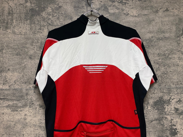 JV395 バイシクルライン Bicycle Line 半袖 サイクルジャージ 赤 XL