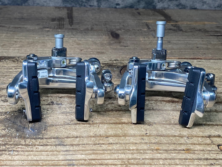 JR428 カンパニョーロ CAMPAGNOLO スケルトン キャリパーブレーキ シルバー 前後セット
