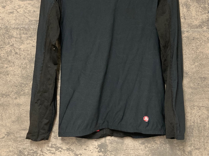 JV846 ゴア GORE BIKE WEAR 長袖 ベースレイヤー 黒 M 裏起毛 WINDSTOPPER