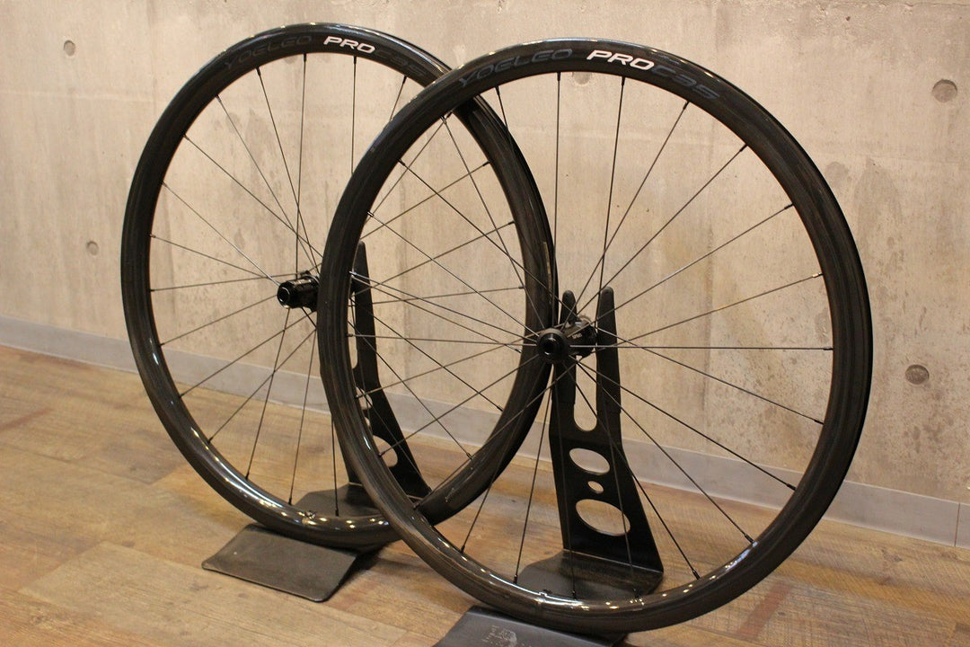 ヨーレオ YOELEO SAT DB PRO NxT SL2 カーボン チューブレス ホイールセット シマノ 11/12S ワイドリム 23C【名古屋店】