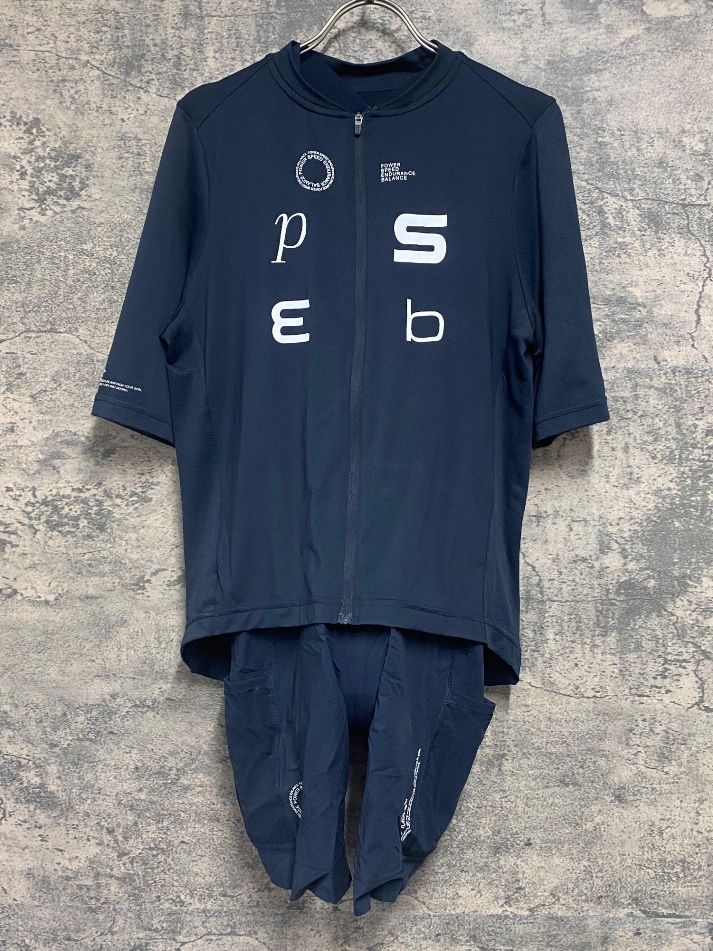 JW302 H&M サイクルジャージ ビブショーツ 上下セット 黒 EUR Lサイズ