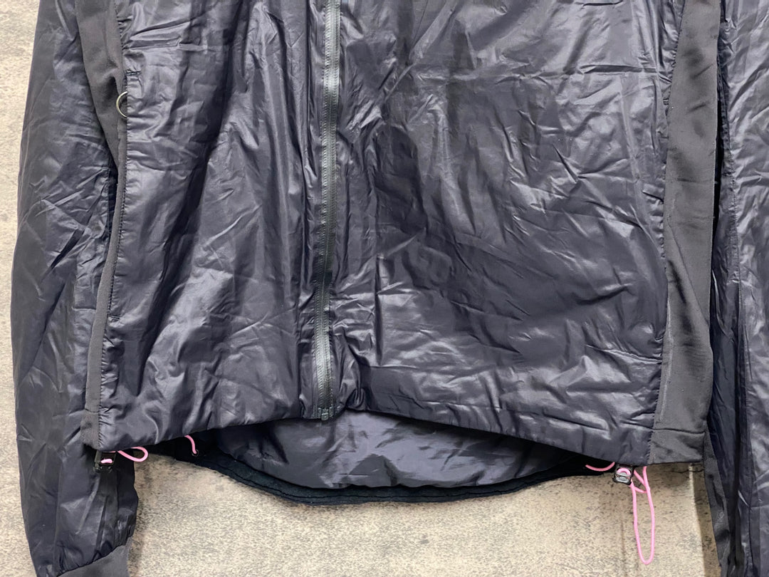 JO256 ラファ Rapha 長袖 サイクルジャケット 黒 XL ダウン 中綿 ※ジッパー破損