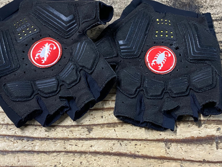 KE212 カステリ CASTELLI 指切 サイクルグローブ 黒 M