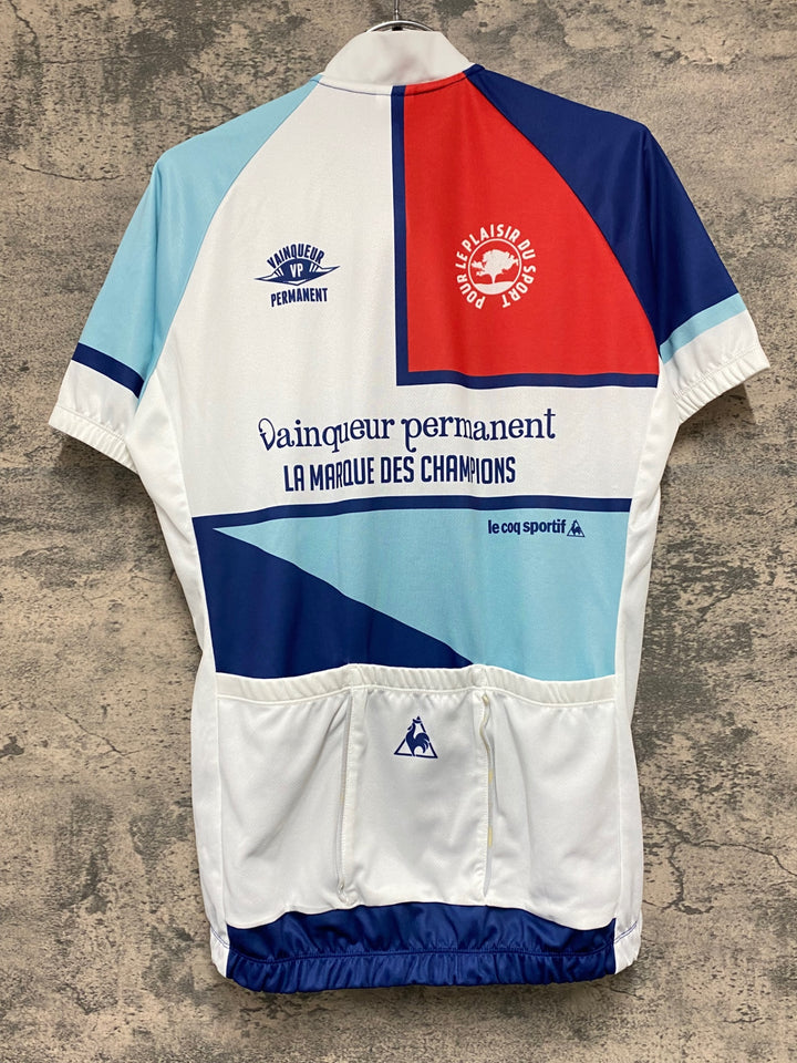 KA121 ルコックスポルティフ le coq sportif 半袖 サイクルジャージ 総柄 L