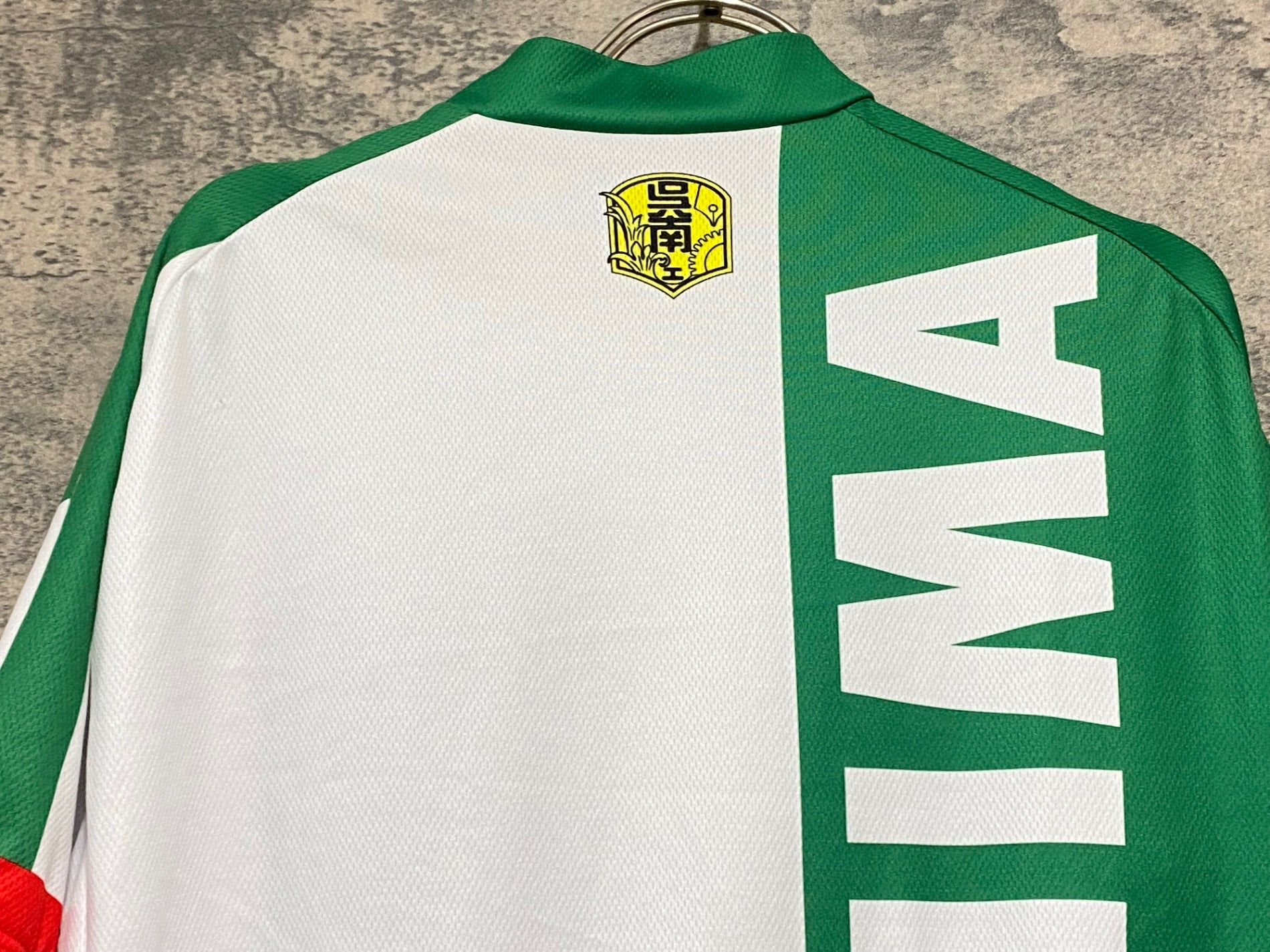 JY998 ウェイブワン WAVE ONE 半袖 サイクルジャージ 緑 白 XL 弱虫