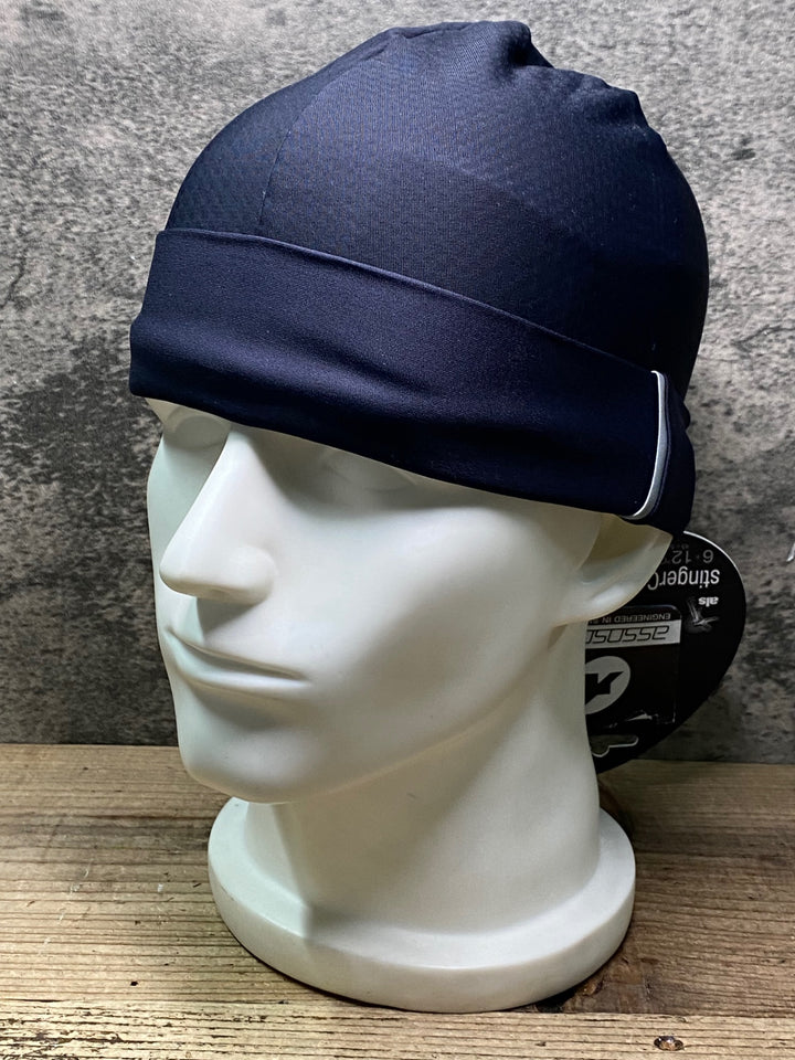 JQ139 アソス assos stingerCap 607 S7 ビー二ー サイクルキャップ 黒 1 裏起毛