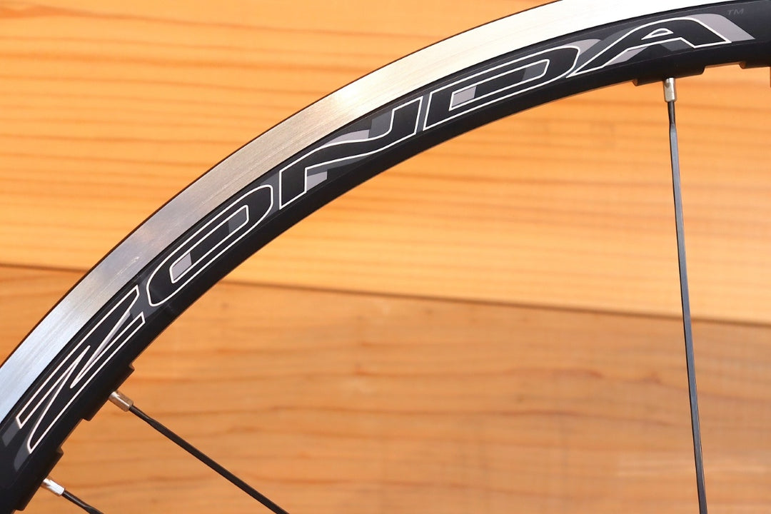カンパニョーロ CAMPAGNOLO ゾンダ ZONDA アルミ クリンチャー ホイールセット シマノ12/11S 17C 【千葉店】