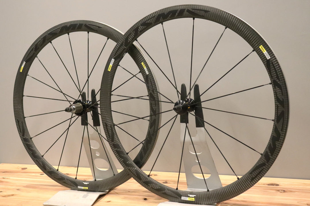 マヴィック MAVIC コスミック カーボン COSMIC CARBONE 40 ELITE アルミ/カーボン クリンチャー シマノ 11/12S ホイールセット ナローリム 13c【仙台店】