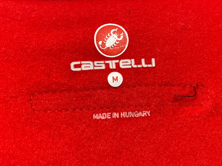 JF447 カステリ CASTELLI ROSSOCORSA レディース 裏起毛 サイクルジャケット 黒 M