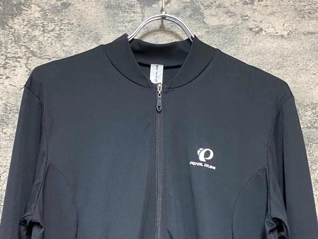 KA703 パールイズミ PEARL iZUMi 長袖 サイクルジャージ 薄手 黒 XLサイズ