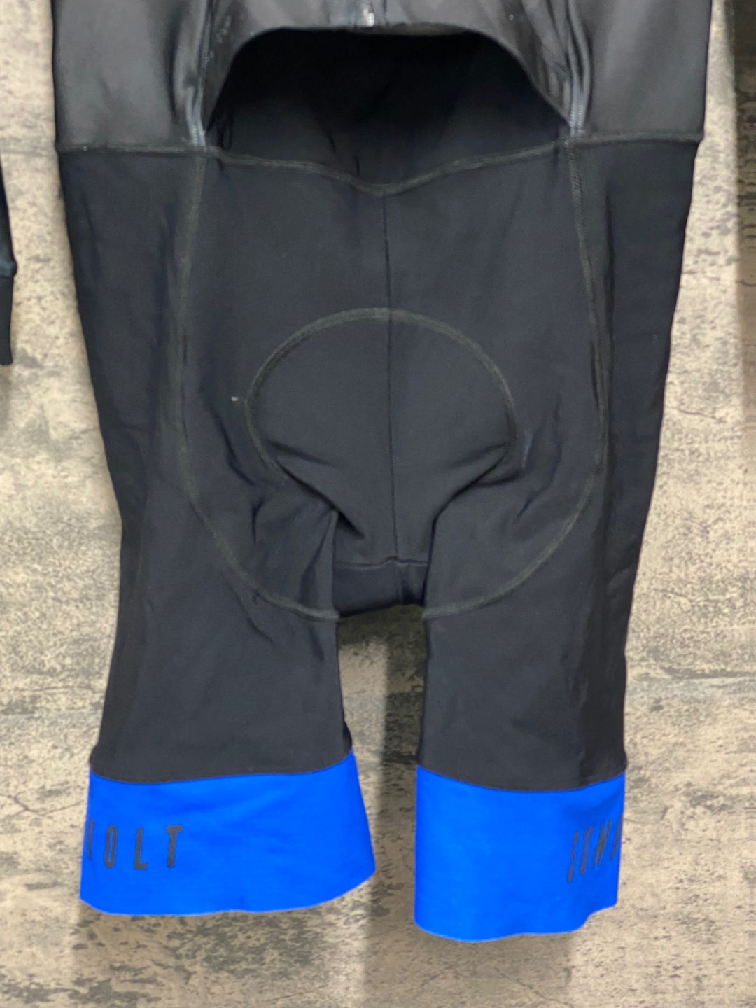 JW062 サンボルト SUNVOLT 長袖 ワンピース 黒 青 L 裏起毛 ※スレ大