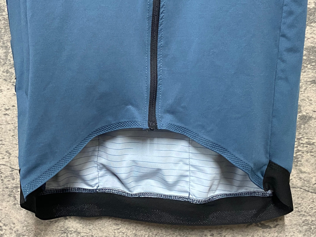 KJ224 Loffler 半袖 サイクルジャージ 紺赤 M MEN'S