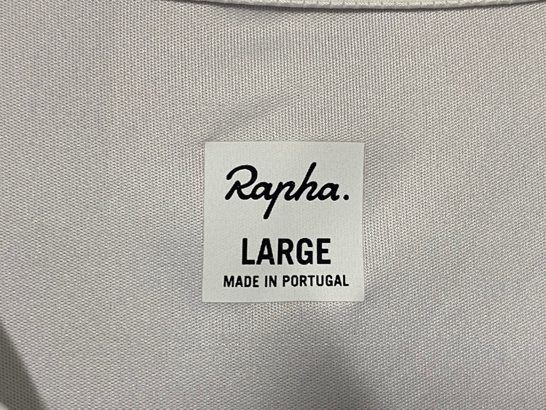 KJ109 ラファ Rapha MEN'S CLUBHOUSE JERSEY TOKYO 半袖 サイクルジャージ 白 L ※ほつれ,汚れ
