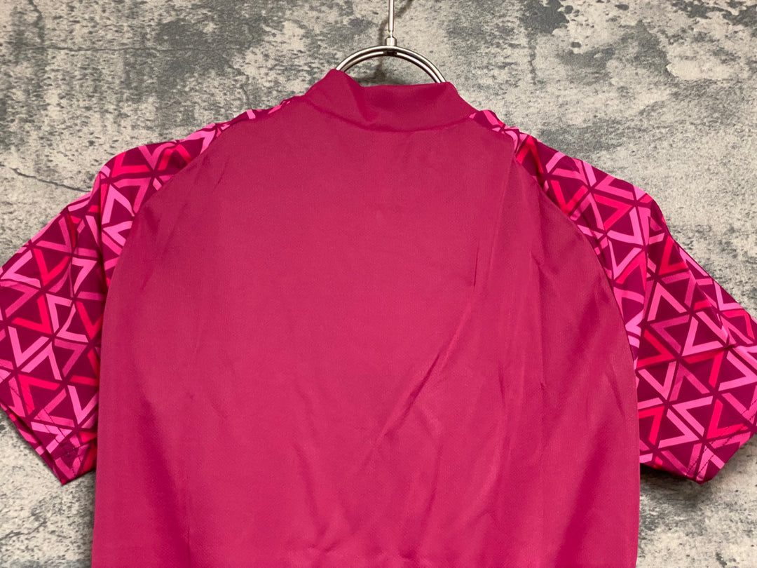 JV969 レリック reric Women's Himalia SS Jersey 半袖 サイクルジャージ ピンク S レディース