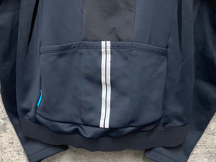 KM663 シマノ SHIMANO 長袖 サイクルジャケット 黒 M 裏起毛