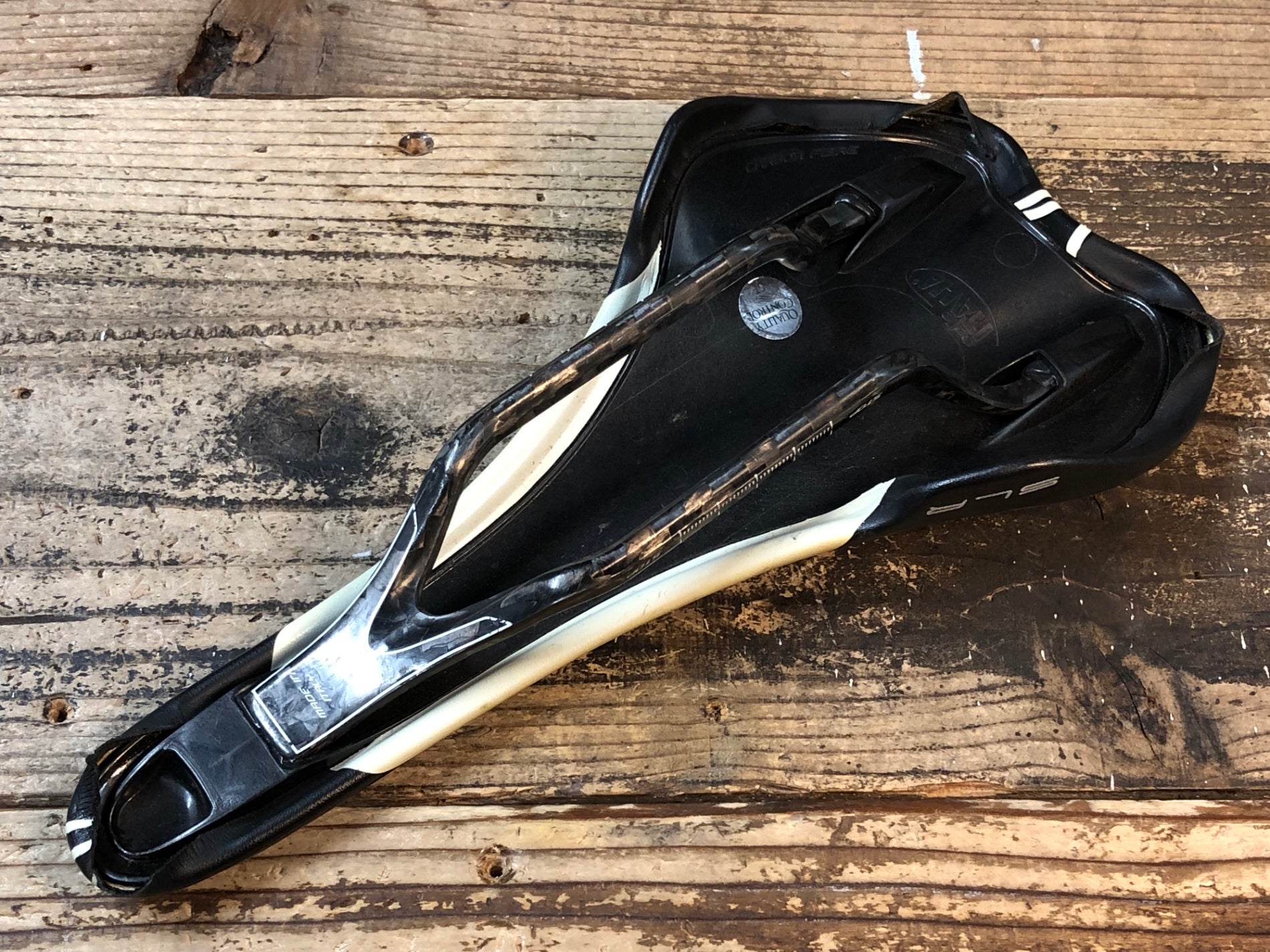 JS714 セライタリア SELLE ITALIA SLR Team Edition サドル 黒白