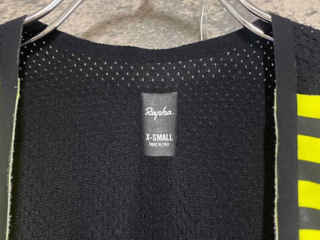 KM628 ラファ Rapha PRO TEAM ビブタイツ 黒 XS ※擦れあり
