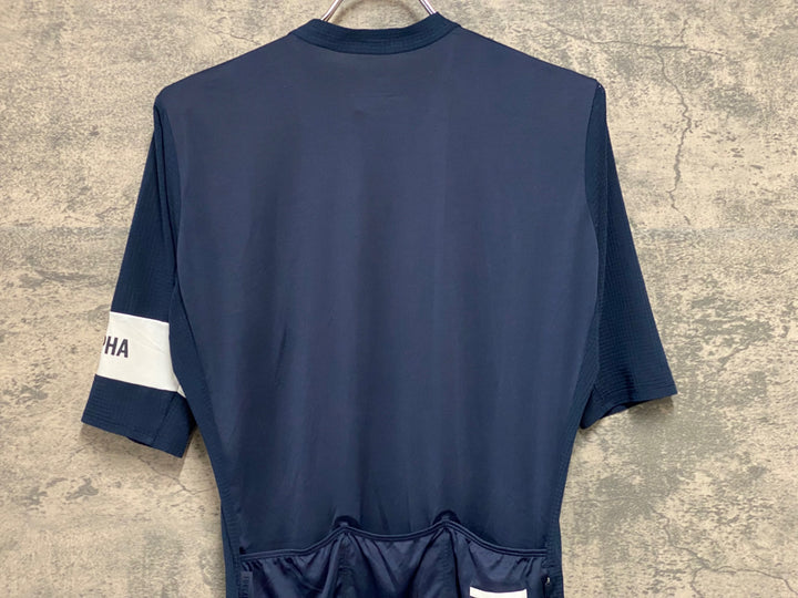 JW112 ラファ Rapha PRO TEAM JERSEY 半袖サイクルジャージ 紺 M