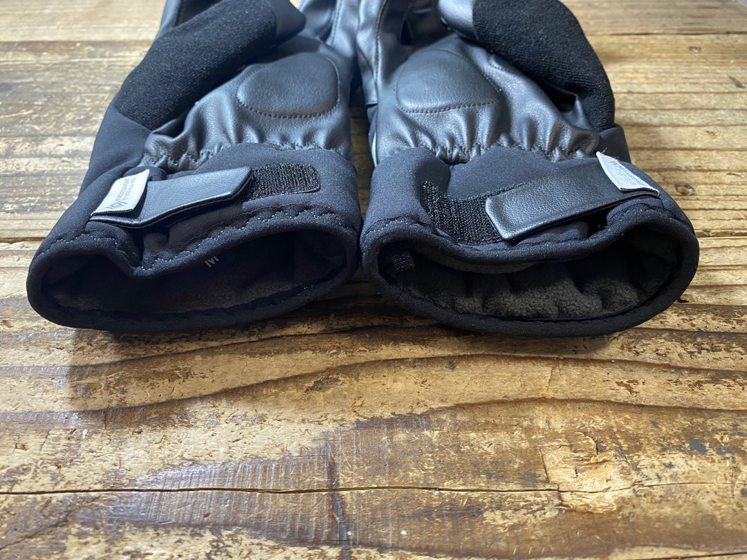 JV511 モンベル mont bell ウィンターグローブ 黒 M 裏起毛 GORE WINDSTOPPER