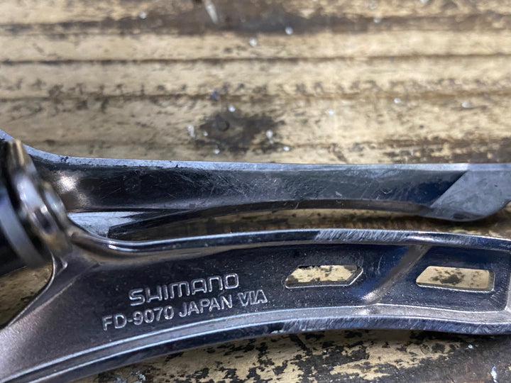 KN511 シマノ SHIMANO デュラエース DURA-ACE FD-9070 フロントディレイラー Di2 電動 直付 ※直付ボルト無し、動作確認済