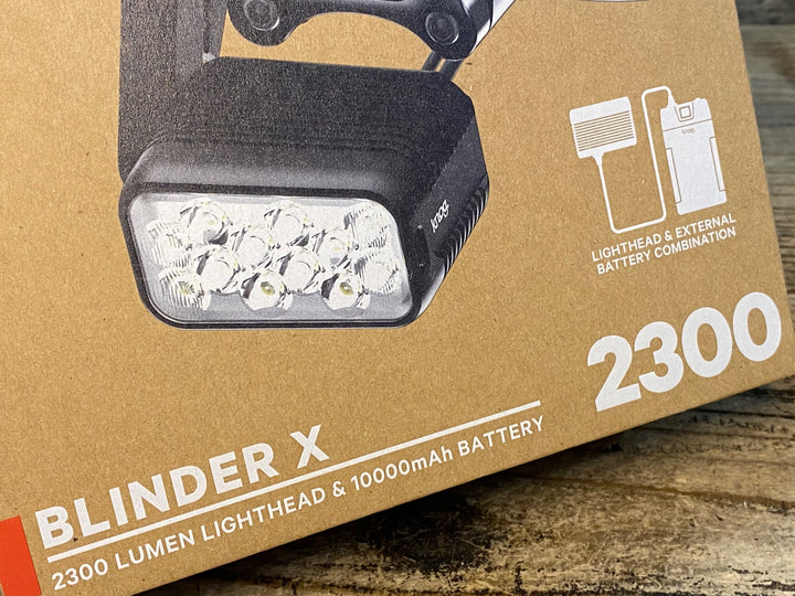 KR770 ノグ knog BLINDER X フロントライト 2300ルーメン 10000mAh バッテリー 動作未確認