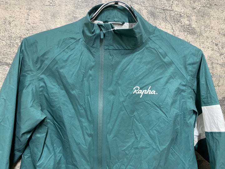 KL461 ラファ Rapha WOMEN'S CORE RAIN JACKET Ⅱ 長袖 レインジャケット 緑 XS