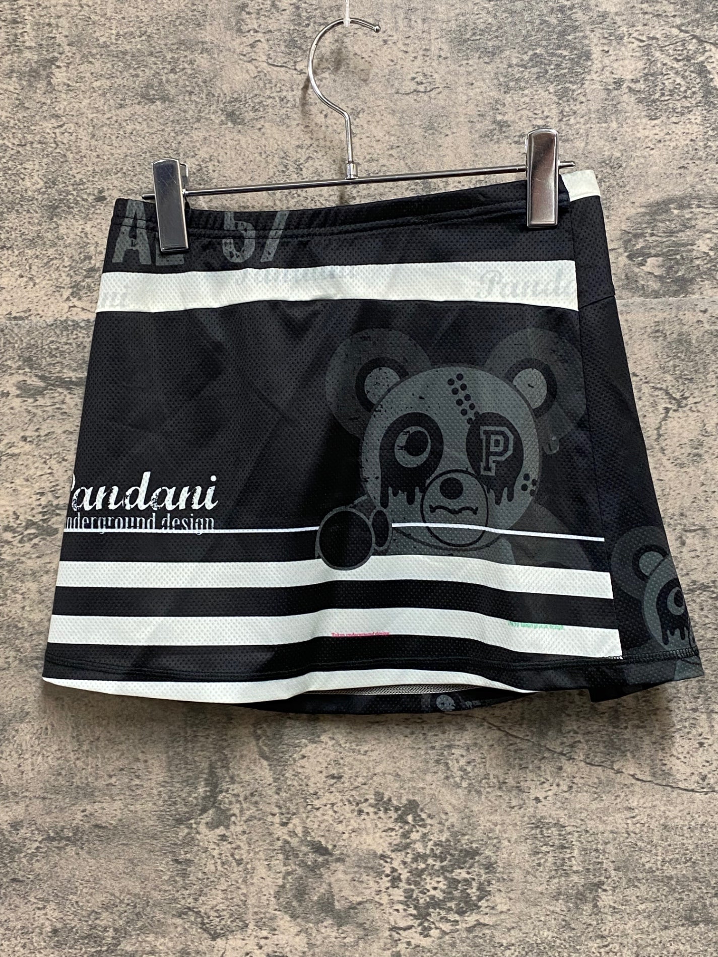KG822 パンダーニ PANDANI サイクルスカート 黒 白 M – BICI AMORE