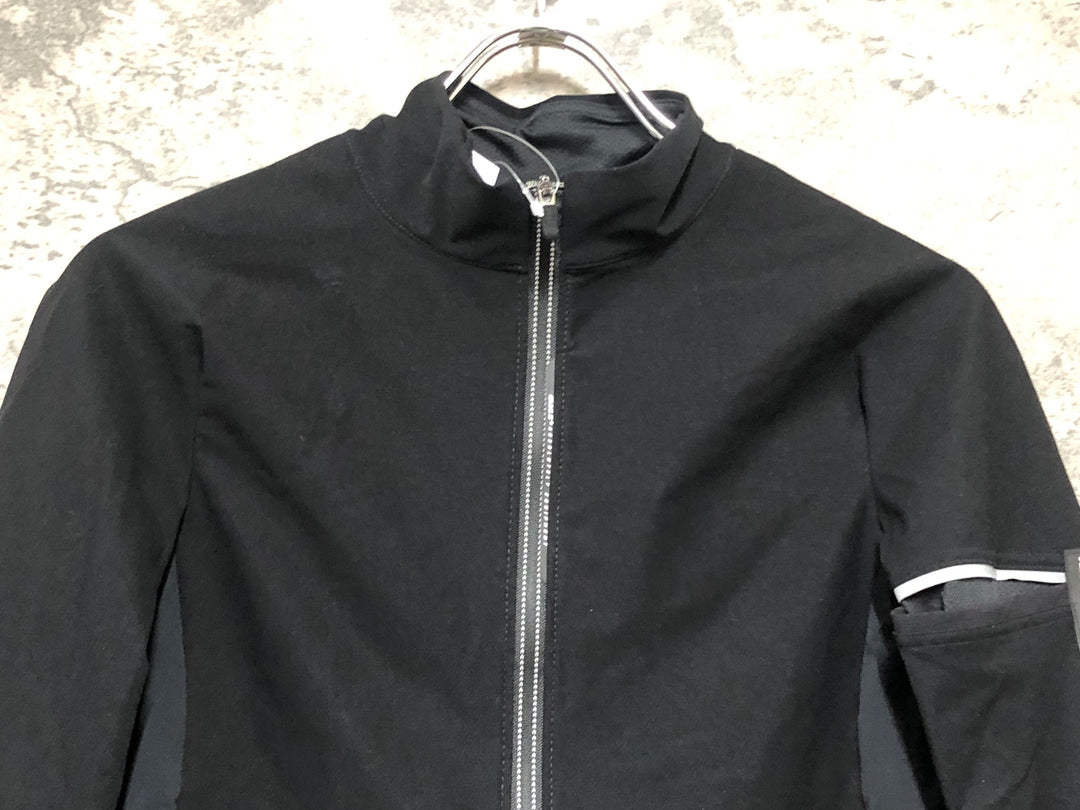 KP577 Q36.5 長袖 サイクルジャケット 黒 M 裏起毛