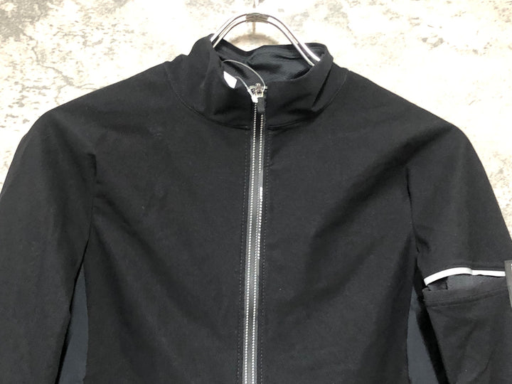 KP577 Q36.5 長袖 サイクルジャケット 黒 M 裏起毛