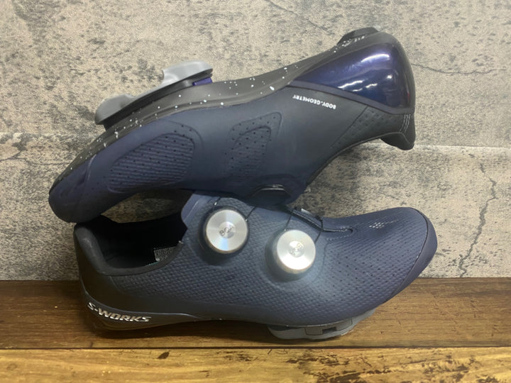 JY149 スペシャライズド SPECIALIZED S-WORKS TORCH ビンディングシューズ 3穴 紺 EU38