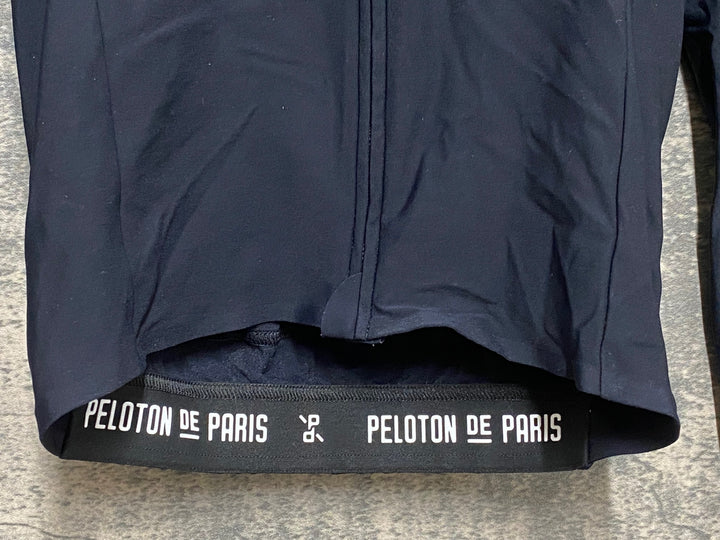 KB616 プロトンドパリ Peloton de Paris Sprinteur Jersey Man 長袖 サイクルジャージ 黒 XS 裏起毛