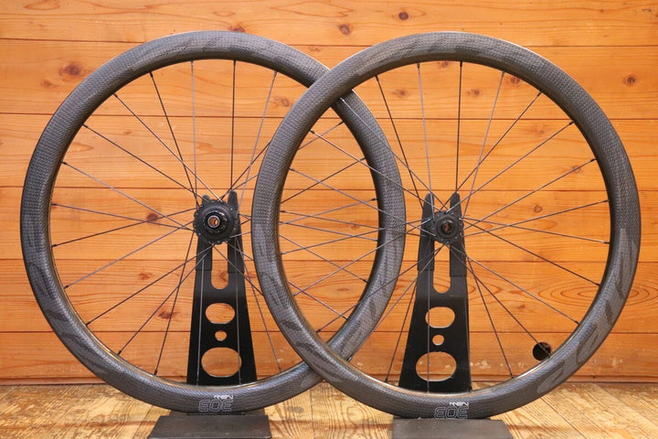 ジップ ZIPP 303 NSW DISC カーボン チューブレスレディ ホイールセット シマノ 11S/12S 21C 【芦屋店】