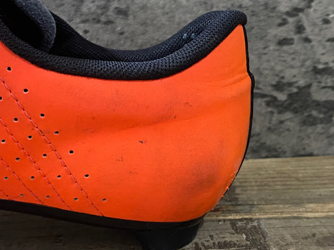 KJ156 フィジーク fizik TEMPO R5 POWERSTRAP SHOES ビンディングシューズ オレンジ EU42 3穴