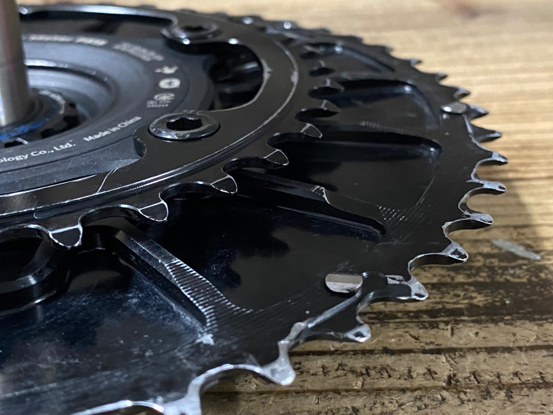 KI636 マージーン MAGENE PES-P515 パワーメーター クランクセット STONE チェーンリング 52/36T 165mm 12/11S対応