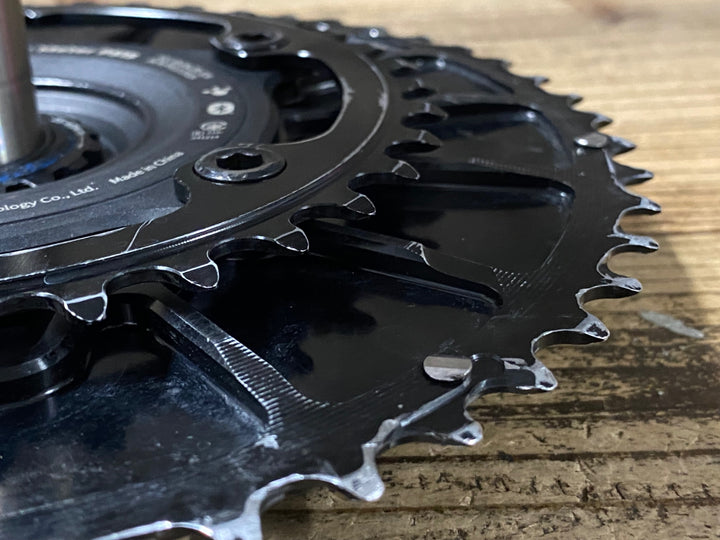 KI636 マージーン MAGENE PES-P515 パワーメーター クランクセット STONE チェーンリング 52/36T 165mm 12/11S対応