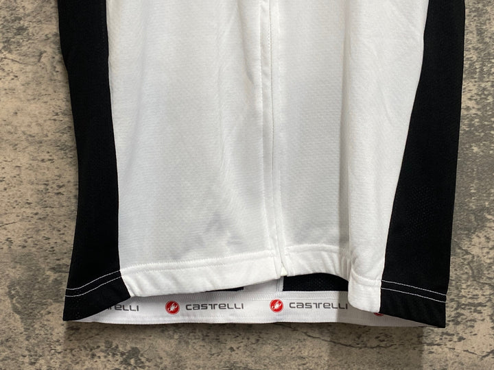 KF170 カステリ CASTELLI 半袖 サイクルジャージ 白 S