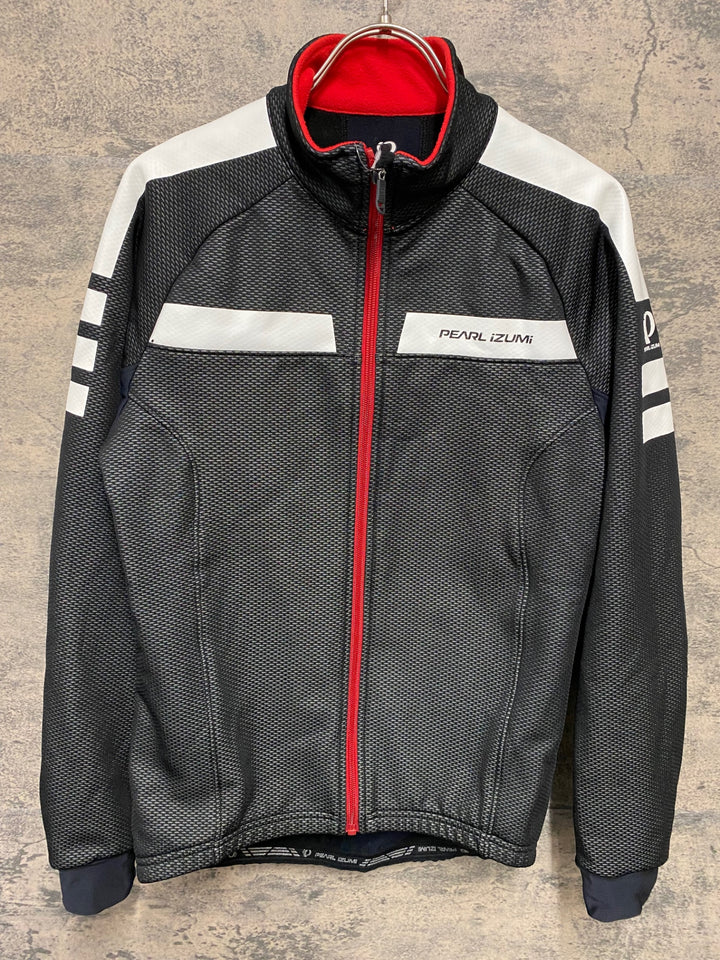 KC565 パールイズミ PEARL iZUMi 長袖 サイクルジャケット 黒 M 裏起毛 WINDBREAK